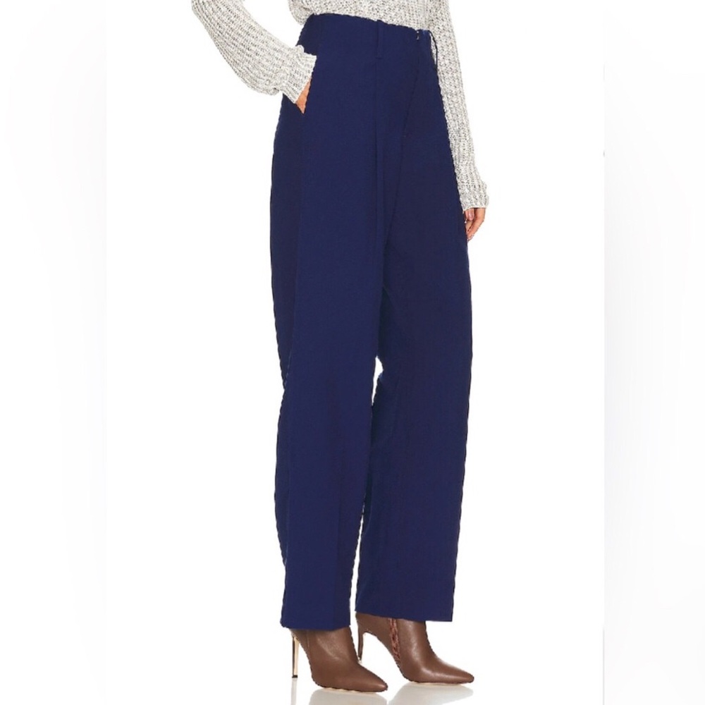 L’Academie Navy Blue Obie Trouser NWT
